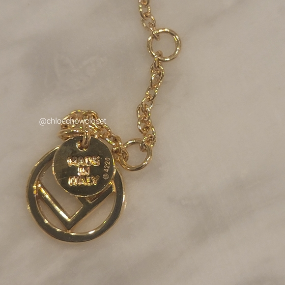 FENDI F IS FENDI BRACELET (GOLD) - Picture 4 of 5